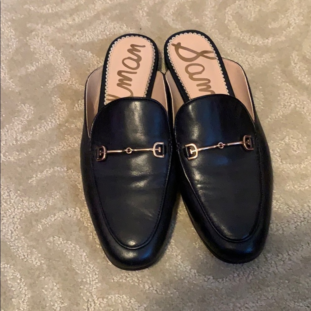 Sam Edelman black leather Linnie mule 9.5